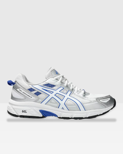 Asics Gel Venture 6 GS - Grau/Weiß/Blau - Footkorner