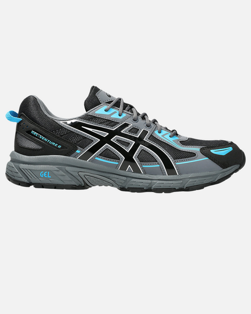 Asics Gel-Venture 6 - Black/Grey/Blue - Footkorner