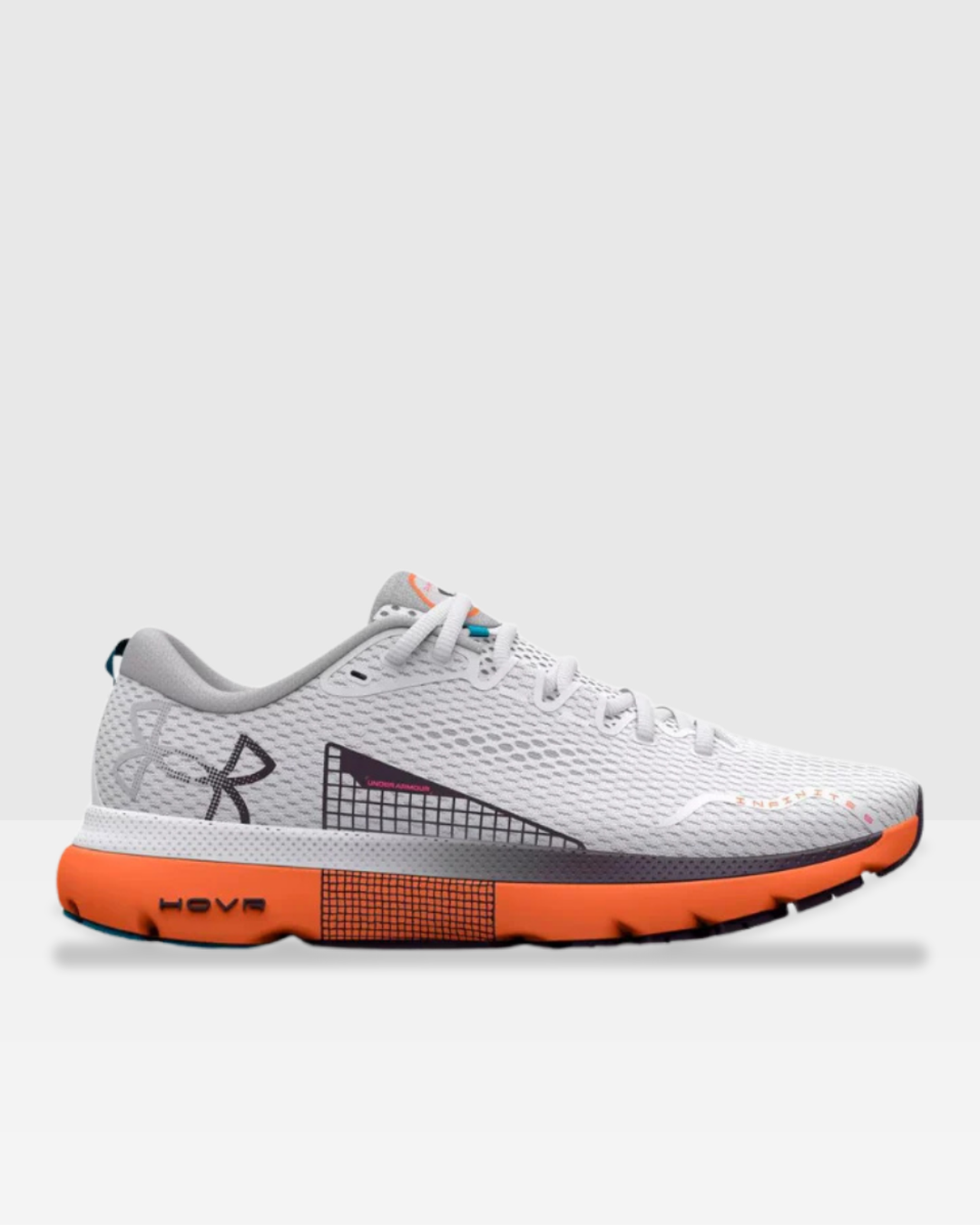FootkornerUnder Armor HOVR™ Infinite 5 - White/Grey/Orange