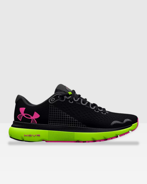 Under Armour UA HOVR™ Infinite 4 - Nero/Rosa/Verde - Footkorner