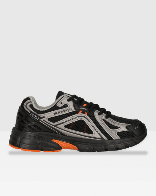 FK Wind Trainingsanzug-Set Schwarz + FTKR 1000 Sneaker Schwarz/Orange - Footkorner