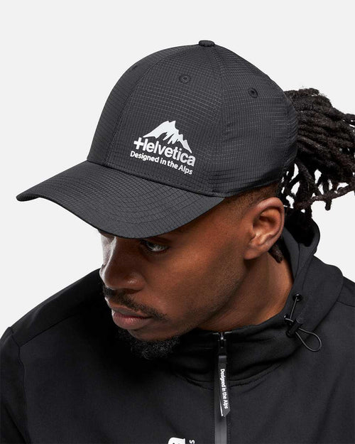 Helvetica Geko-Kappe – Schwarz - Footkorner
