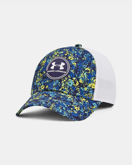 Under Armor Iso-Chill Driver Adjustable Cap - White/Blue/Yellow - Footkorner