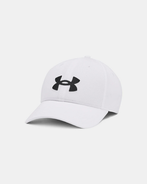 Under Armour Blitzing verstellbare Kappe – Weiß/Schwarz - Footkorner