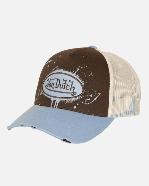 Gorra Von Dutch - Azul/Marrón/Beige - Footkorner