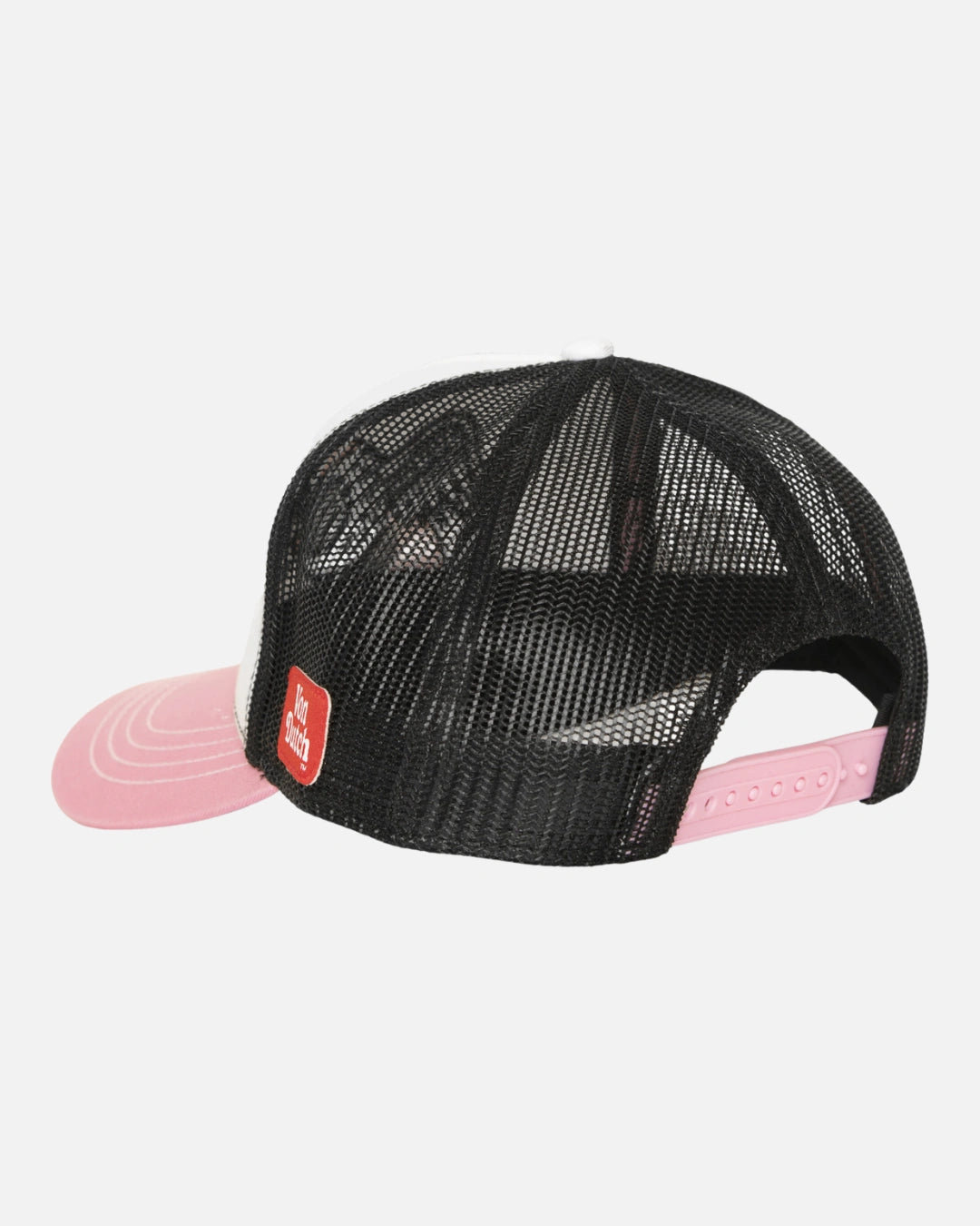 FootkornerCasquette Von Dutch Broderie Oeil - Blanc/Rose/Noir