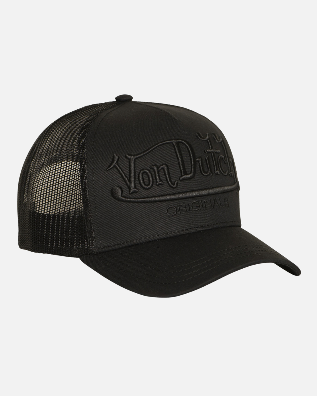 FootkornerVondutch Trucker Snapback-Cap mit Stickerei - Schwarz