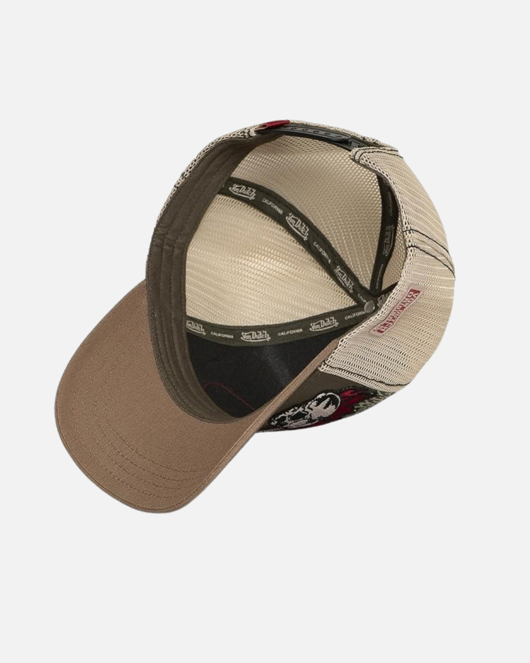 FootkornerCasquette Vondutch Trucker Snapback Patches - Kaki/Marron