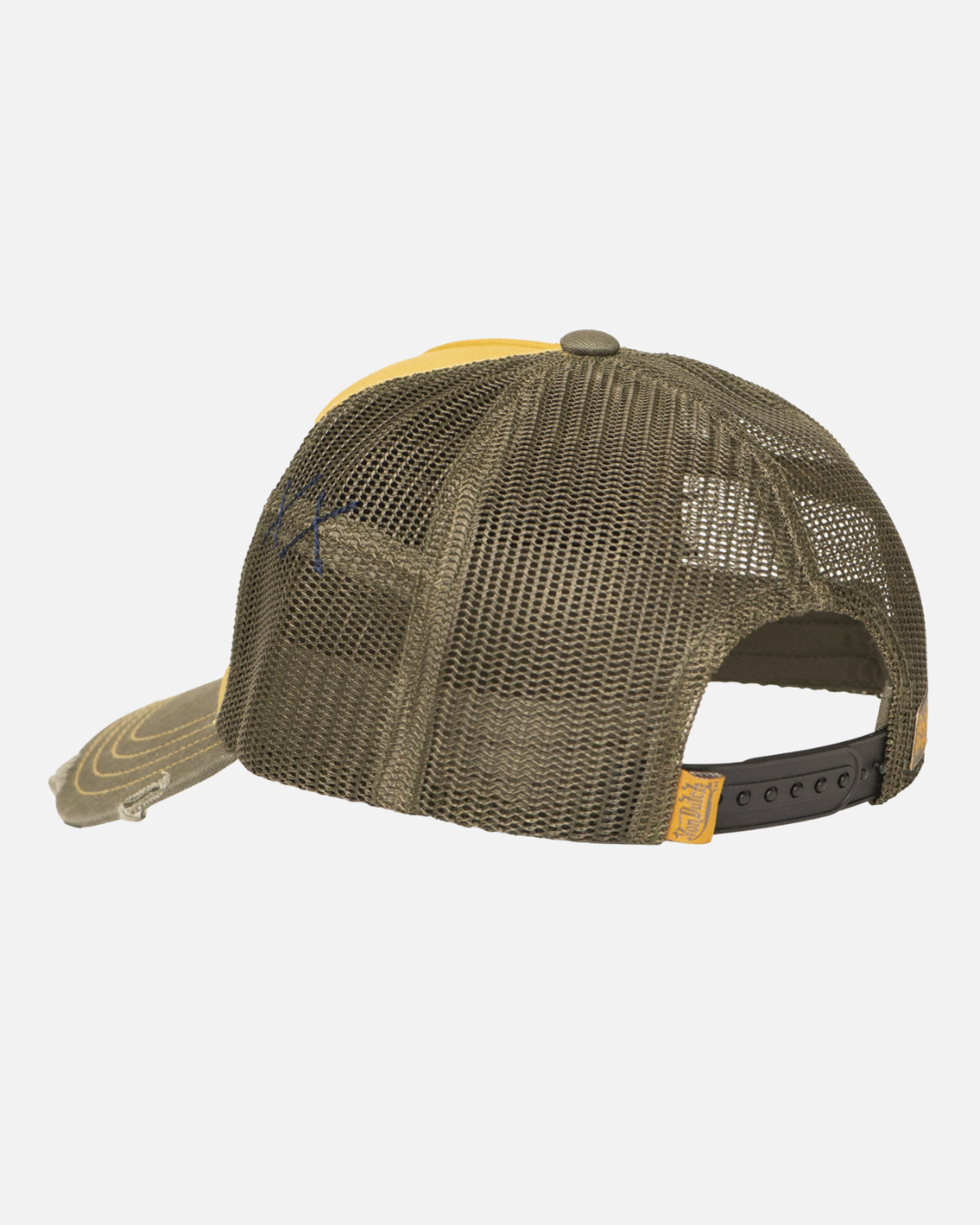 FootkornerVondutch Trucker Snapback Used-Cap - Khaki/Gelb