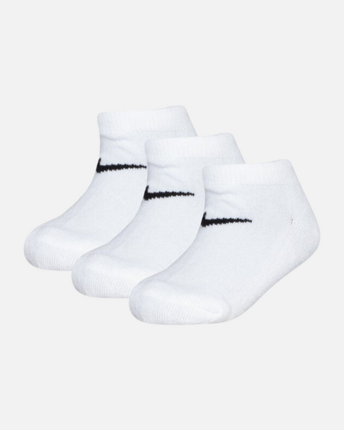 Pack de 3 paires de Chaussettes Nike Bébé -Blanc - Footkorner
