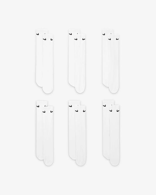 Pack de 6 paires de chaussettes Nike - Blanc - Footkorner