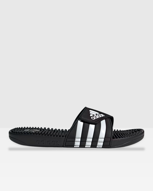 Claquette Adidas Adissage - Noir/Blanc - Footkorner