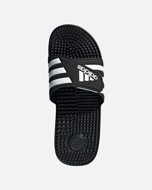 Claquette Adidas Adissage - Noir/Blanc - Footkorner