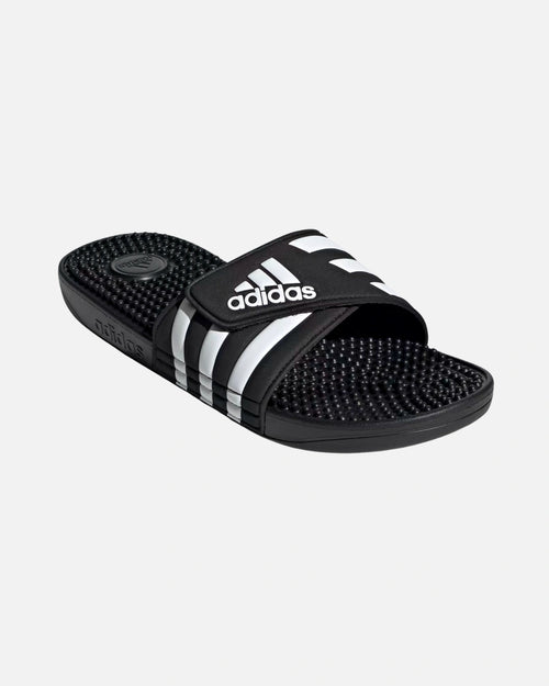 Claquette Adidas Adissage - Noir/Blanc - Footkorner