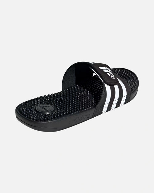 Claquette Adidas Adissage - Noir/Blanc - Footkorner