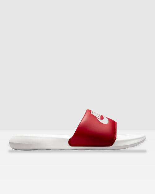 Claquette Nike Victori - Rouge/Blanc - Footkorner