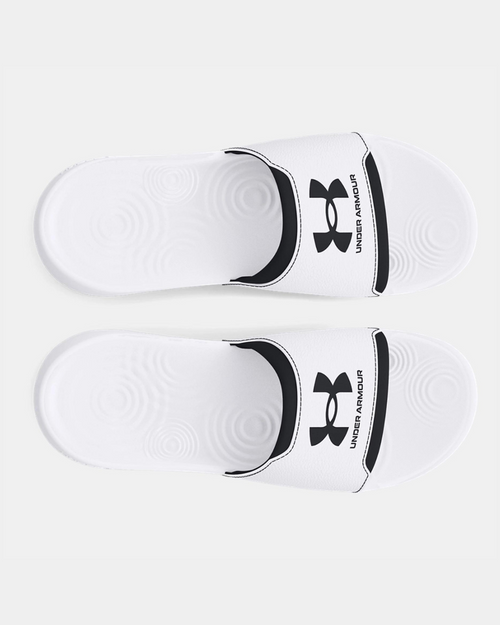 Under Armour Ignite Select Slide – Weiß/Schwarz - Footkorner