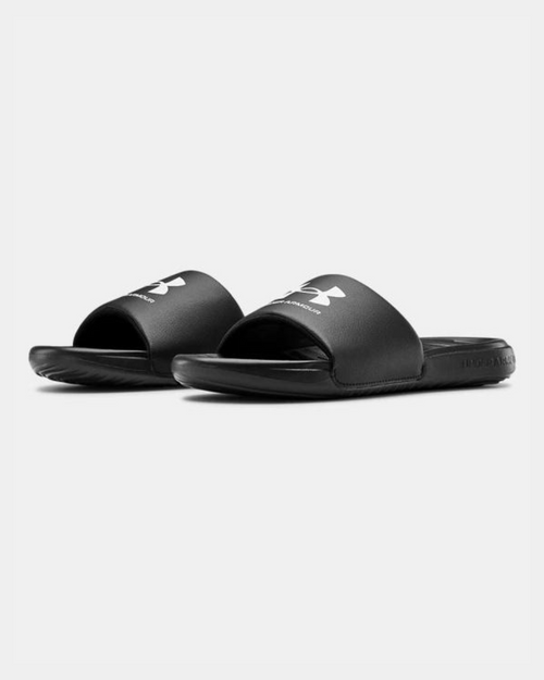 Chanclas fijas Under Armour UA Ansa - Negro/Blanco - Footkorner