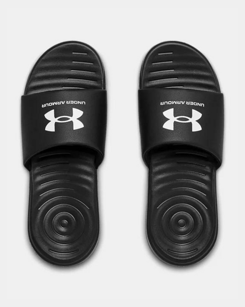 Chanclas fijas Under Armour UA Ansa - Negro/Blanco - Footkorner