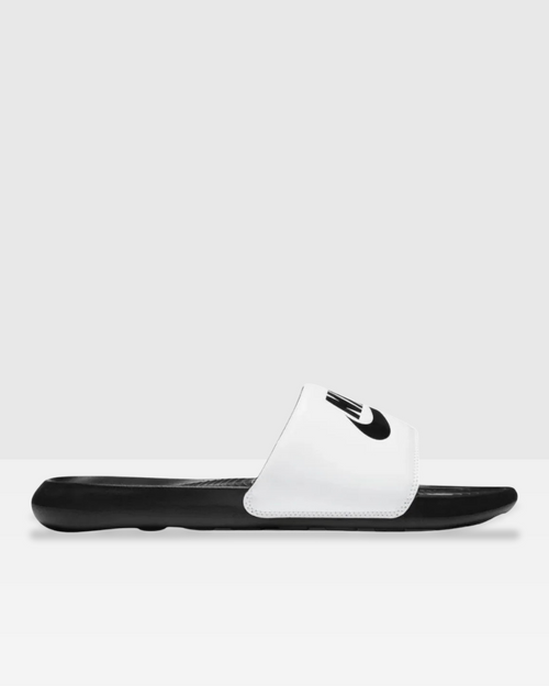 Claquettes Nike Victori One - Blanc/Noir - Footkorner