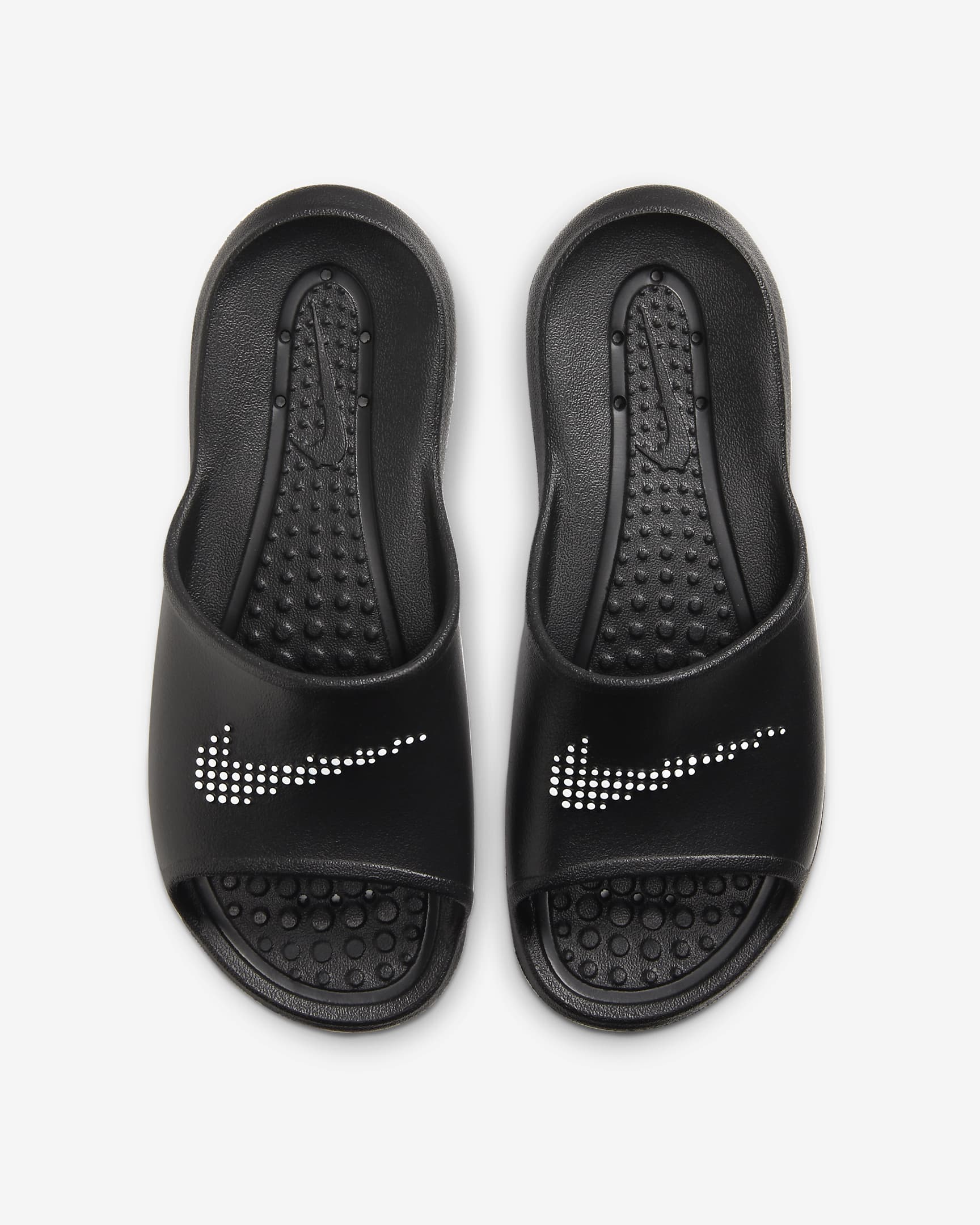 Nike Victori One Slides – Schwarz/Weiß