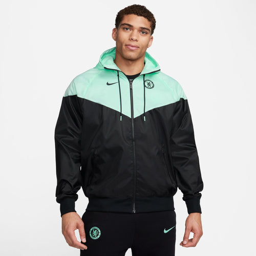 Veste Coupe-Vent Chelsea - Vert/Noir - Footkorner