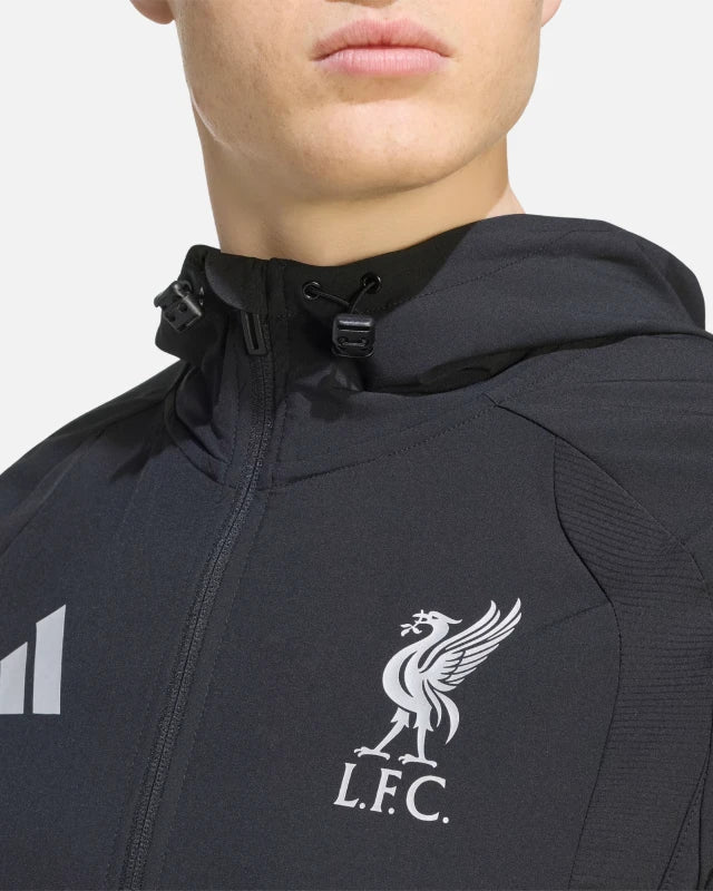 FootkornerLiverpool FC Tiro Travel Jacke 2026/2027 - Schwarz