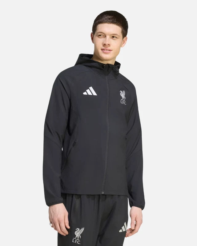 FootkornerLiverpool FC Tiro Travel Jacke 2026/2027 - Schwarz