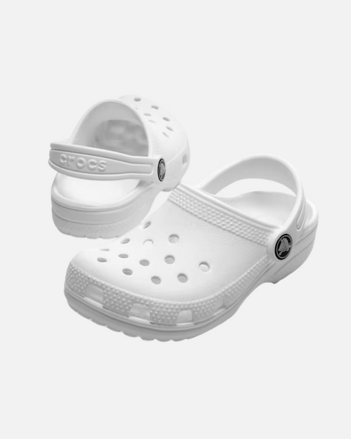 Zueco Clásico Crocs Junior - Blanco - Footkorner