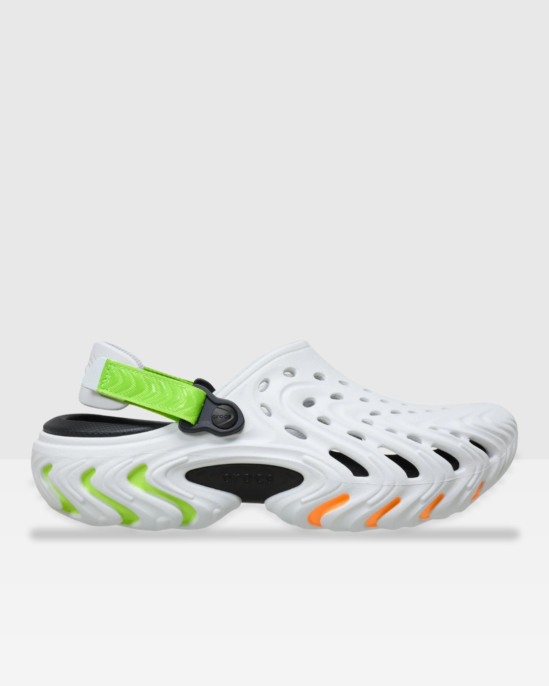 FootkornerZuecos Crocs Echo II - Blanco/Verde/Naranja