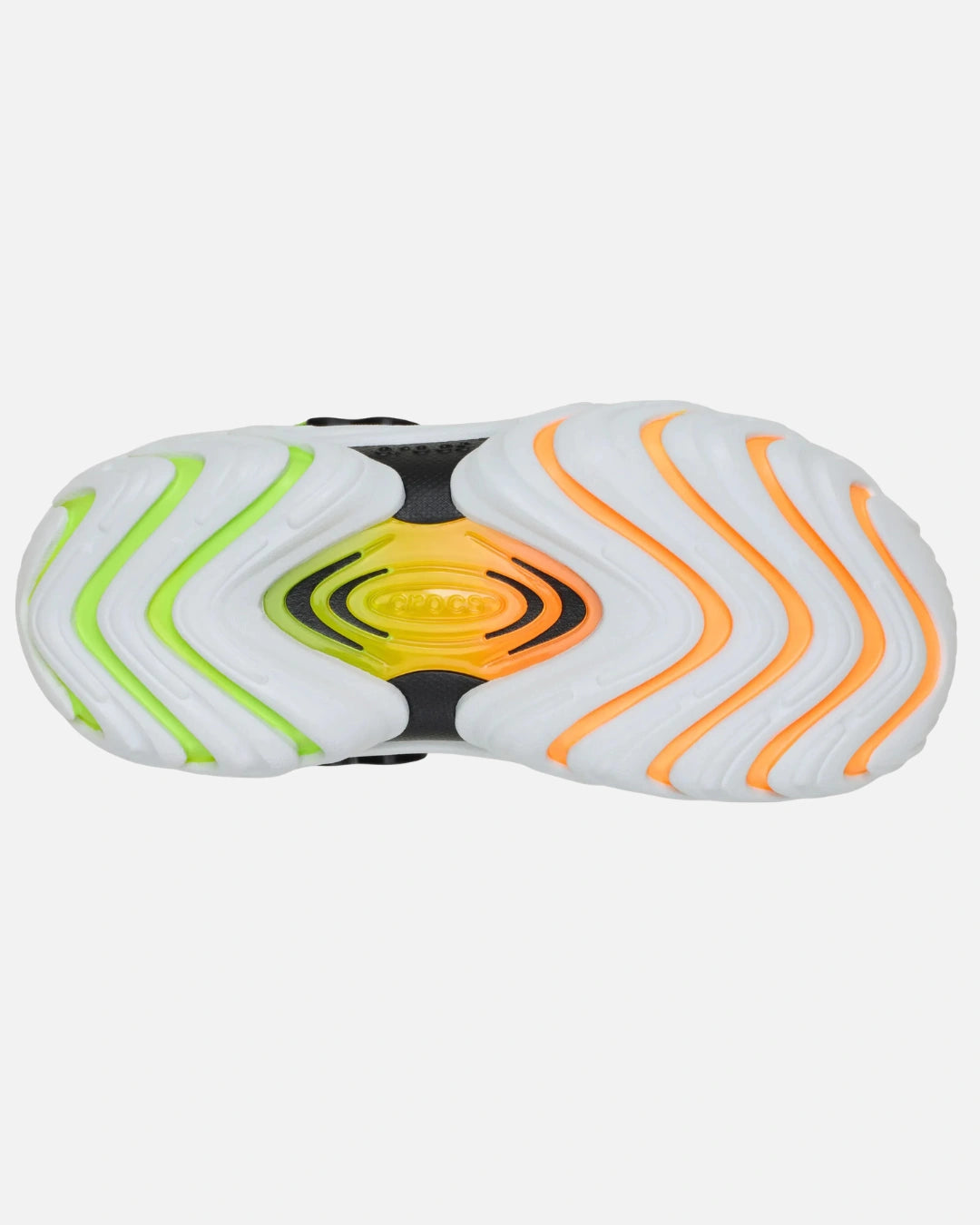 FootkornerZuecos Crocs Echo II - Blanco/Verde/Naranja