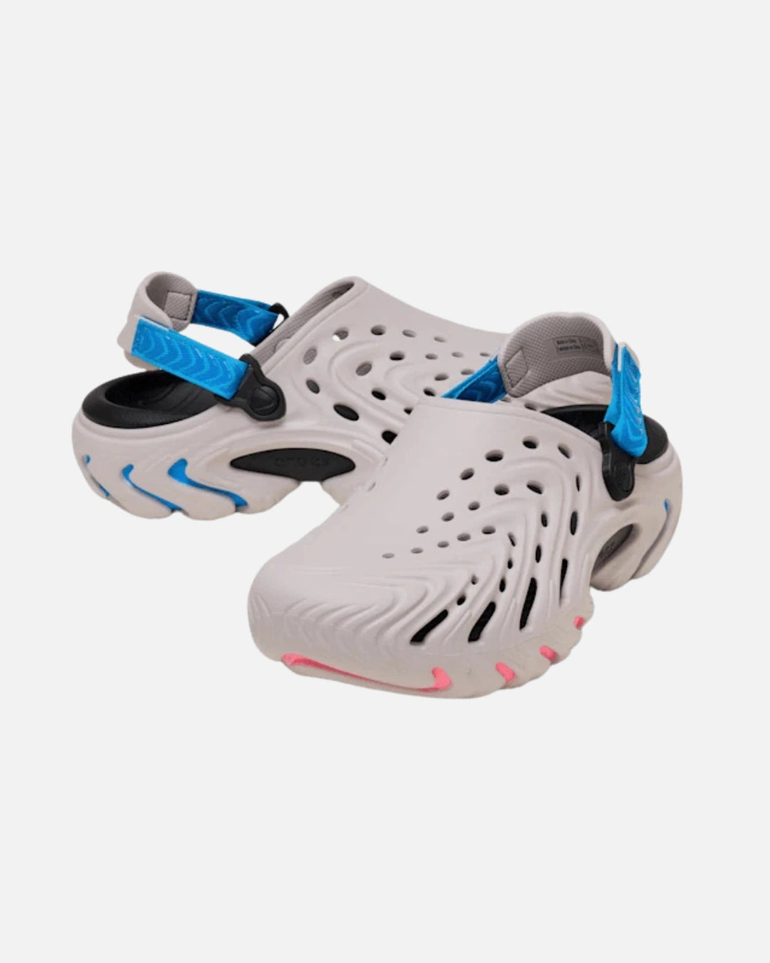 FootkornerCrocs Echo Clogs II - Grau/Blau/Rosa