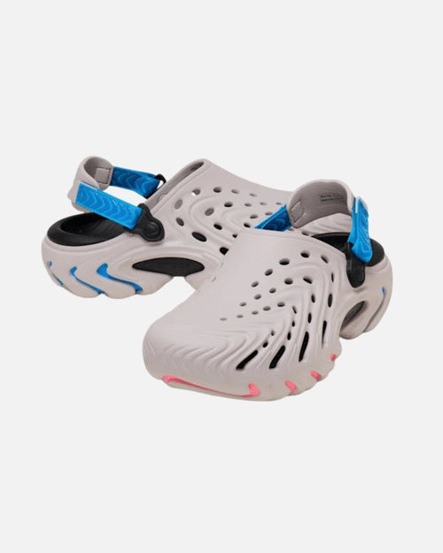 Crocs Echo Clogs II - Grau/Blau/Rosa - Footkorner