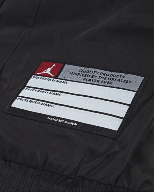 Jordan BROOKLYN PUFFER Kinder Kapuzen-Steppjacke - Schwarz - Footkorner