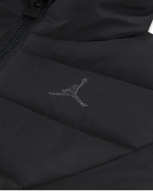 Jordan BROOKLYN PUFFER Kinder Kapuzen-Steppjacke - Schwarz - Footkorner
