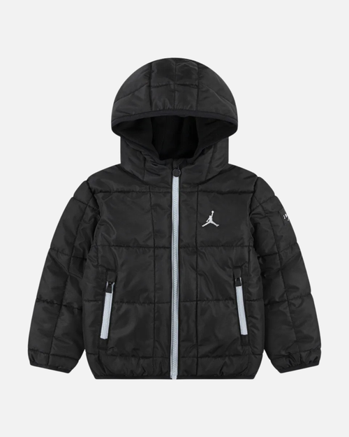 Doudoune à capuche Jordan Essential Midweight PUFFER Enfant - Noir - Footkorner