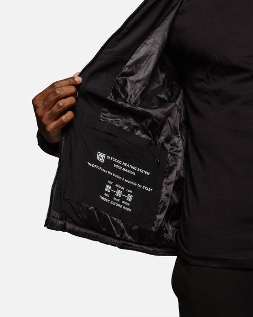 Scampia Ultron II beheizte Daunenjacke – Schwarz - Footkorner