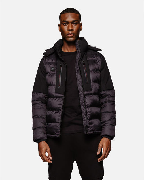 Scampia Ultron II beheizte Daunenjacke – Schwarz - Footkorner