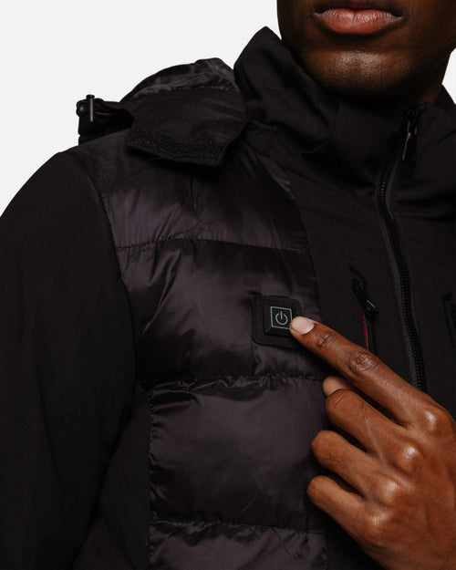 Scampia Ultron II beheizte Daunenjacke – Schwarz - Footkorner