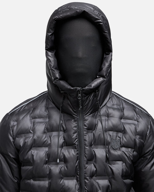 Chaqueta acolchada FK Snow con capucha integrada - Negro - Footkorner