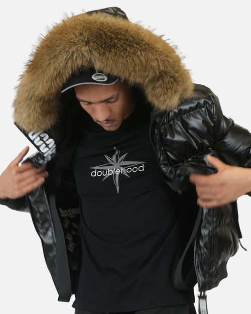 Chaqueta acolchada Helvetica Comet - Negro - Footkorner