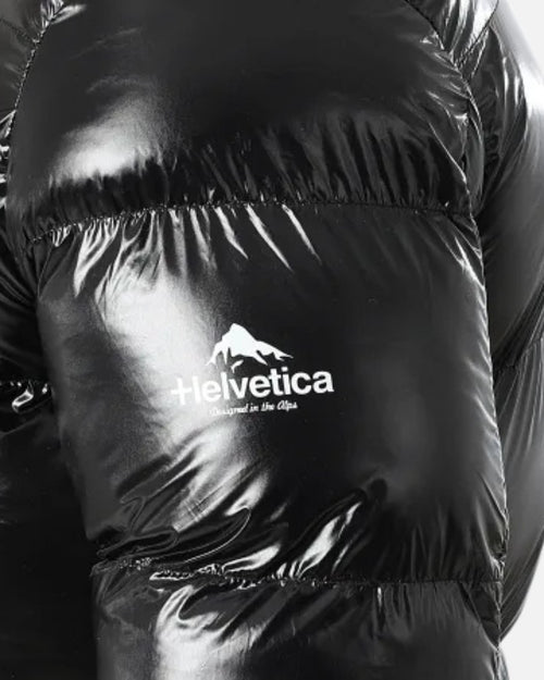 Daunenjacke mit integrierter Kapuze Helvetica Cosmos - Schwarz - Footkorner