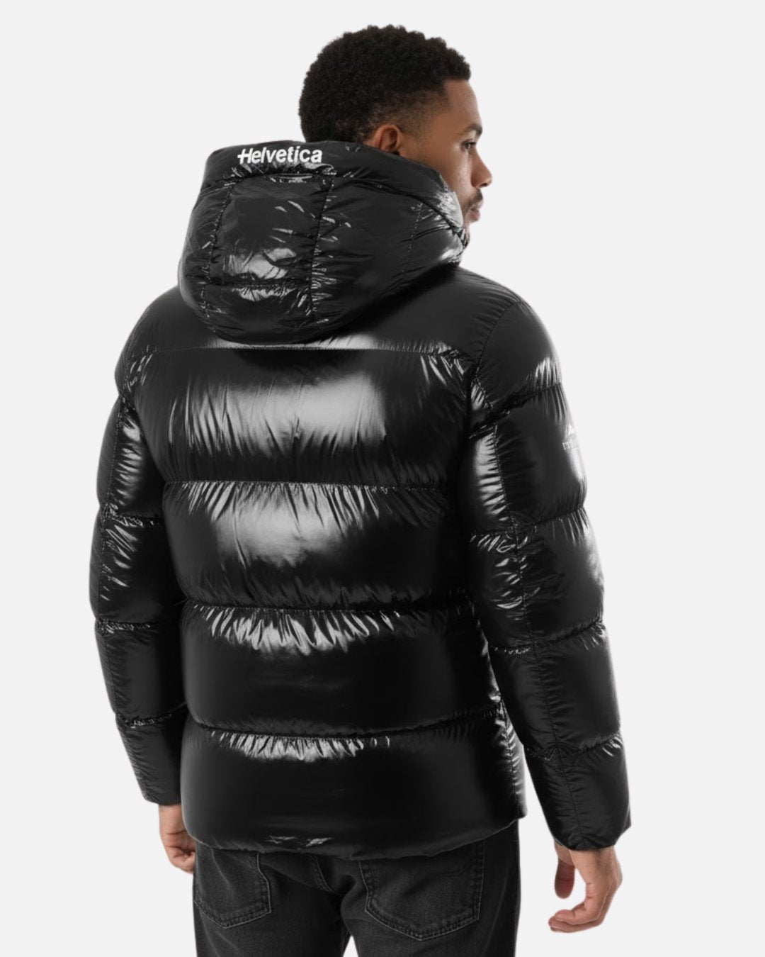 FootkornerDaunenjacke mit integrierter Kapuze Helvetica Cosmos - Schwarz