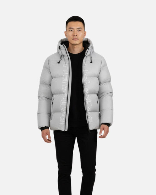 Daunenjacke Helvetica Silver 2 - Grau - Footkorner