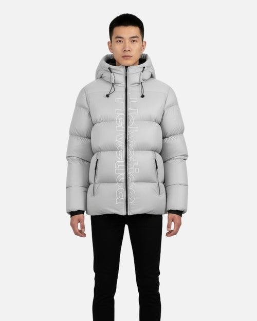 Daunenjacke Helvetica Silver 2 - Grau - Footkorner