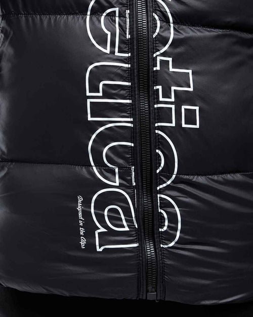 Helvetica Silver 2 Down Jacket - Black - Footkorner
