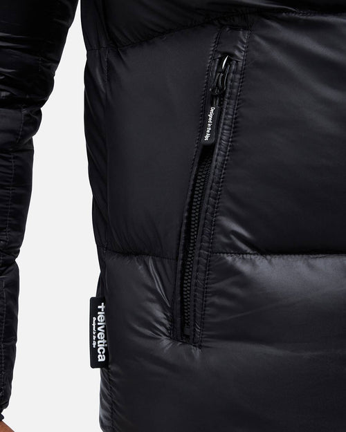Helvetica Silver 2 Down Jacket - Black - Footkorner