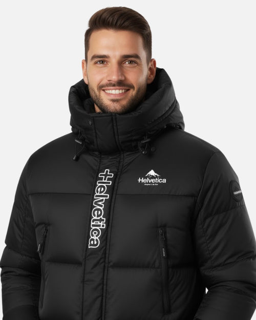 Doudoune Helvetica Villar - Noir - Footkorner