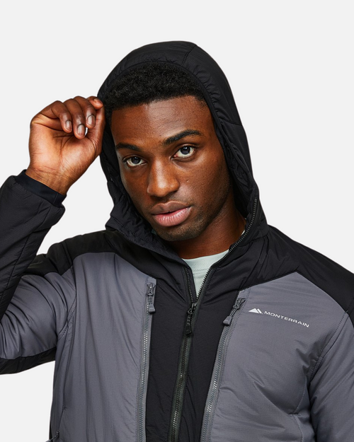 Doudoune Monterrain Esker 2.0 Isoliert - Grau/Schwarz - Footkorner