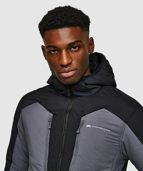 Doudoune Monterrain Esker 2.0 Isoliert - Grau/Schwarz - Footkorner